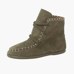 Botas<Pisamonas Botas Tipo Mohicanas Serraje Niños