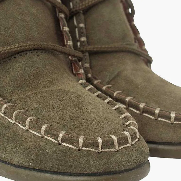 Botas<Pisamonas Botas Tipo Mohicanas Serraje Niños