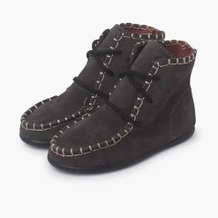 Botas<Pisamonas Botas Tipo Mohicanas Serraje Niños