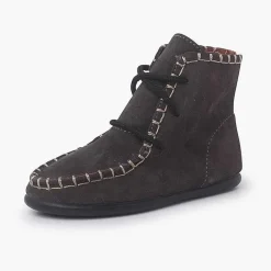 Botas<Pisamonas Botas Tipo Mohicanas Serraje Niños