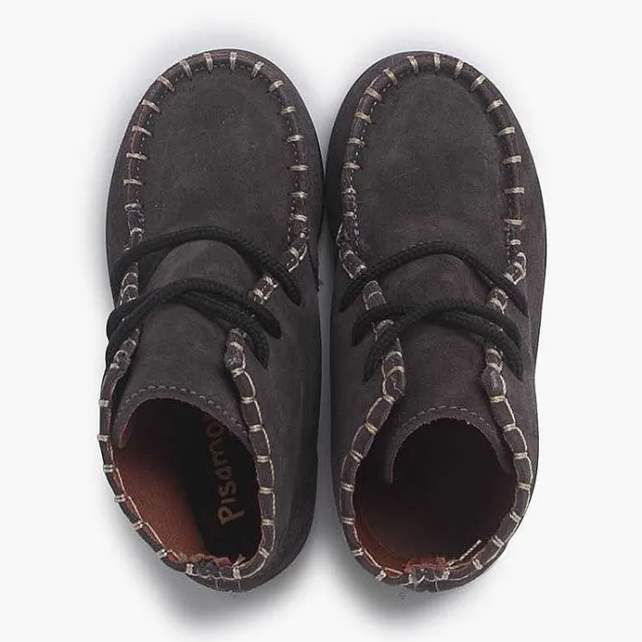 Botas<Pisamonas Botas Tipo Mohicanas Serraje Niños