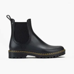 Botas De Agua<Pisamonas Botines Agua Mate Pespunte Suela Track Color Negro