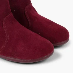Botas<Pisamonas Botines Con Lazo Terciopelo Y Cremallera