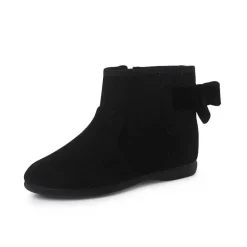 Botas<Pisamonas Botines Con Lazo Terciopelo Y Cremallera