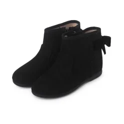 Botas<Pisamonas Botines Con Lazo Terciopelo Y Cremallera