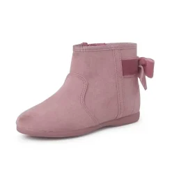 Botas<Pisamonas Botines Con Lazo Terciopelo Y Cremallera