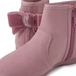 Botas<Pisamonas Botines Con Lazo Terciopelo Y Cremallera