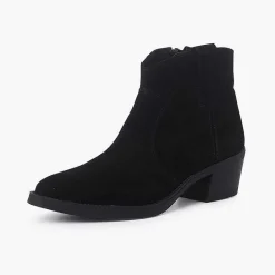 Botas<Pisamonas Botines Cowboy Serraje