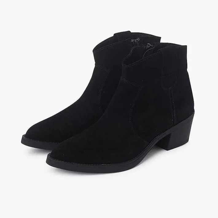 Botas<Pisamonas Botines Cowboy Serraje