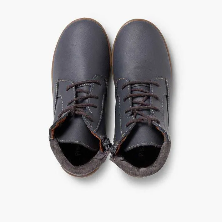 Botas<Pisamonas Botines Cremallera Piel Lavable Niño