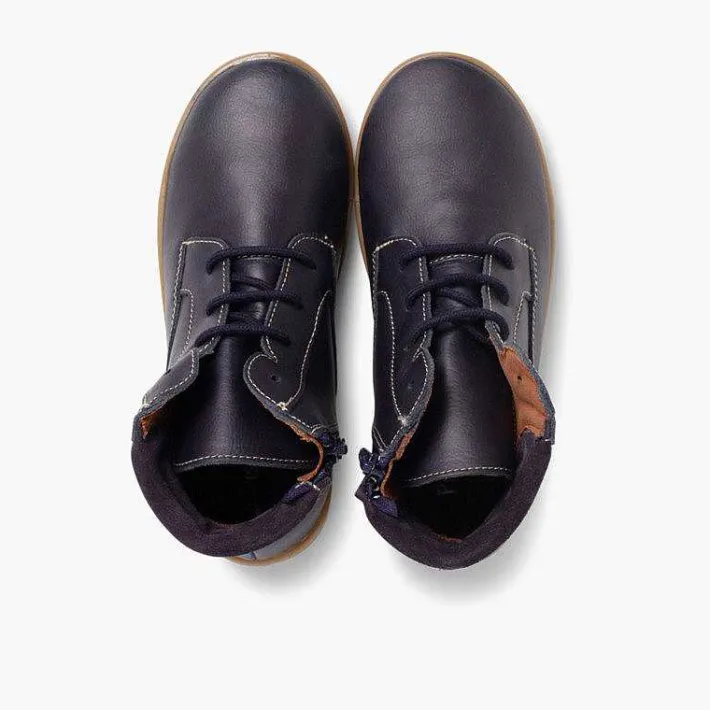 Botas<Pisamonas Botines Cremallera Piel Lavable Niño