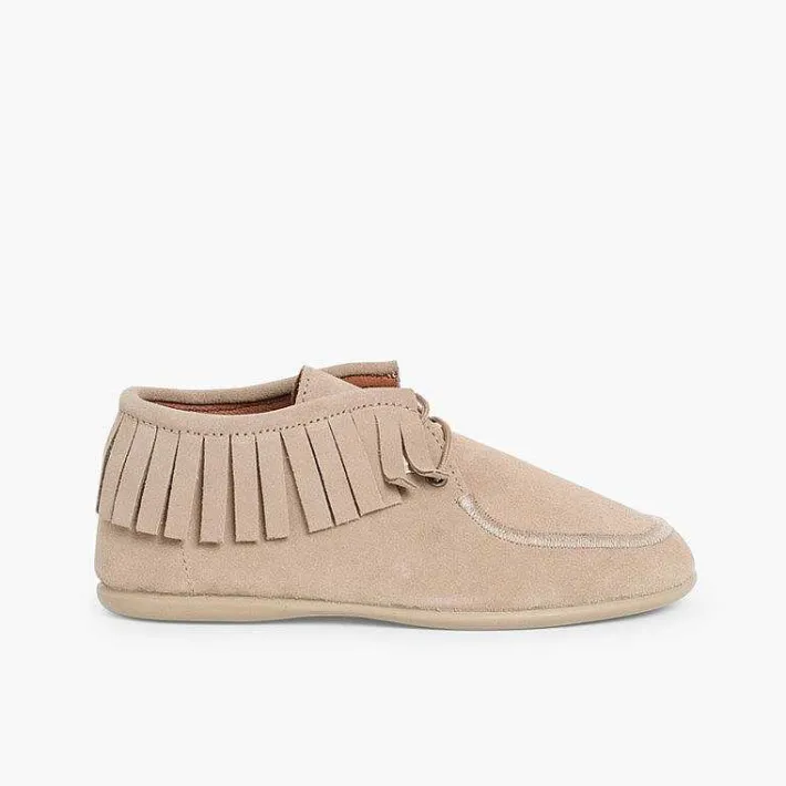 Botas<Pisamonas Botines De Flecos Para Niños Y Mujer