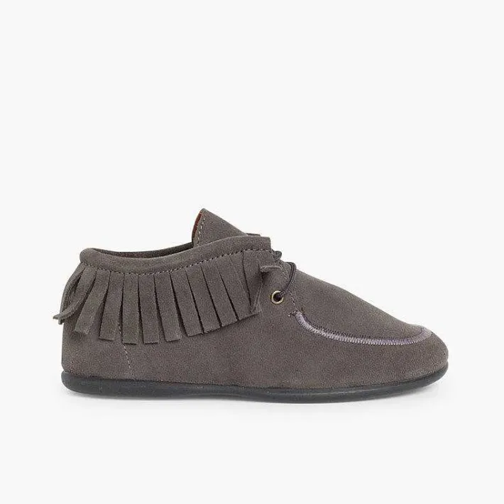 Botas<Pisamonas Botines De Flecos Para Niños Y Mujer