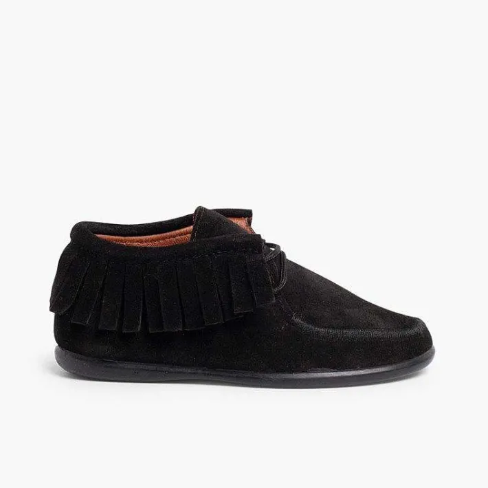 Botas<Pisamonas Botines De Flecos Para Niños Y Mujer