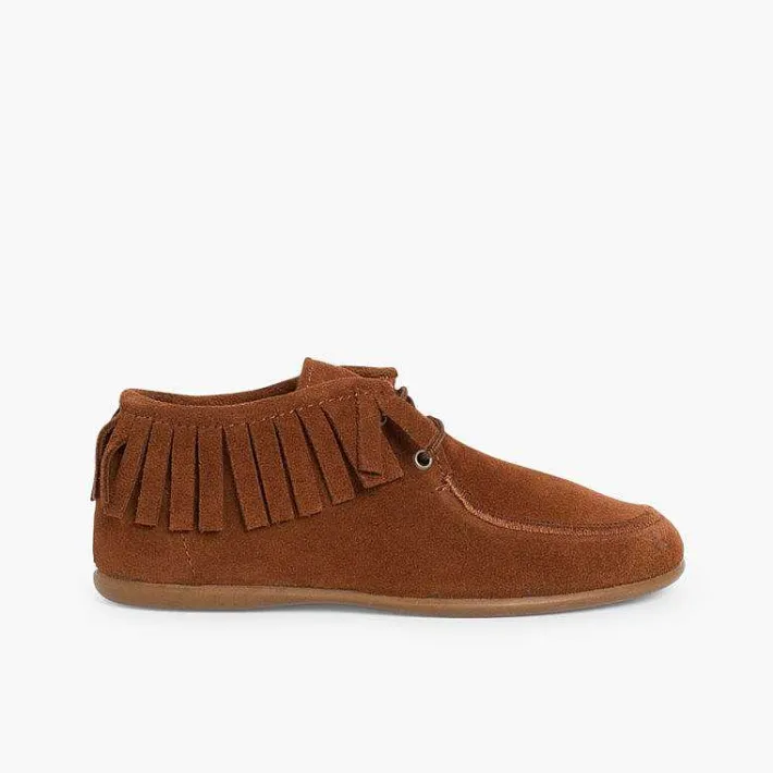 Botas<Pisamonas Botines De Flecos Para Niños Y Mujer