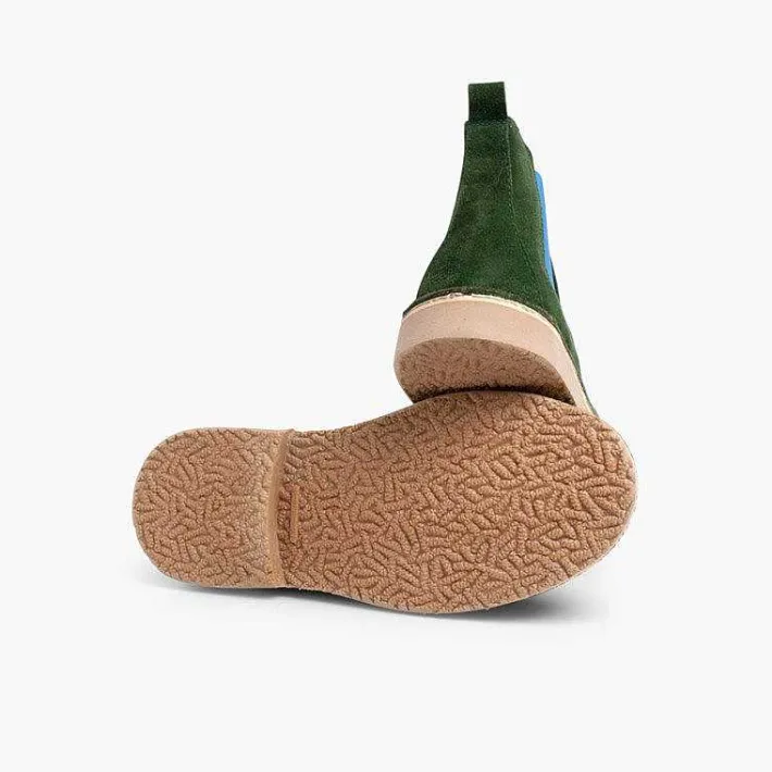 Botas<Pisamonas Botines De Serraje Chelsea Niños & Mujer Con Elastico De Colores