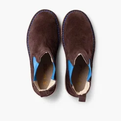 Botas<Pisamonas Botines De Serraje Chelsea Niños & Mujer Con Elastico De Colores