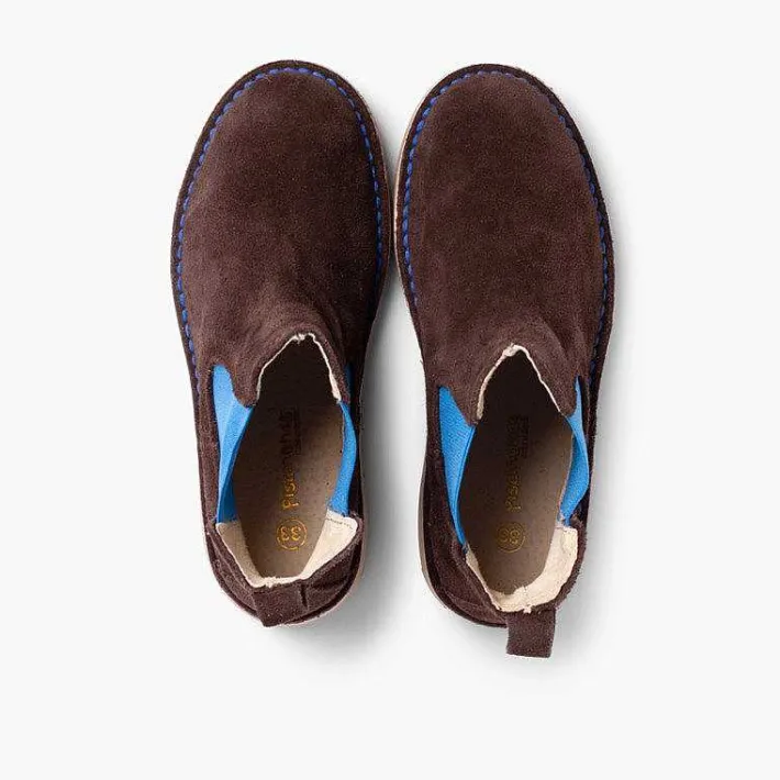 Botas<Pisamonas Botines De Serraje Chelsea Niños & Mujer Con Elastico De Colores