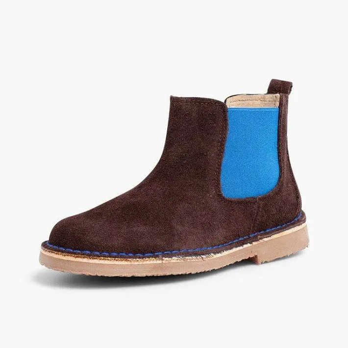 Botas<Pisamonas Botines De Serraje Chelsea Niños & Mujer Con Elastico De Colores
