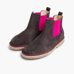 Botas<Pisamonas Botines De Serraje Chelsea Niños & Mujer Con Elastico De Colores