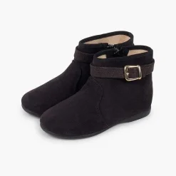 Botas<Pisamonas Botines Niña Hebilla Con Cremallera