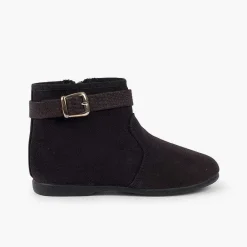 Botas<Pisamonas Botines Niña Hebilla Con Cremallera