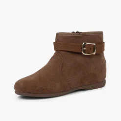 Botas<Pisamonas Botines Niña Hebilla Con Cremallera