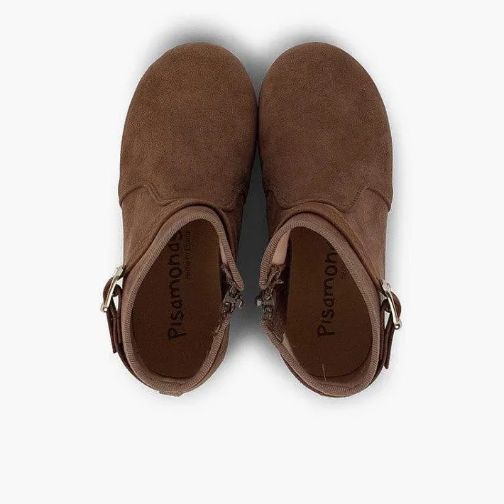 Botas<Pisamonas Botines Niña Hebilla Con Cremallera
