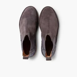 Botas<Pisamonas Botines Niña Serraje Con Talonera Glitter