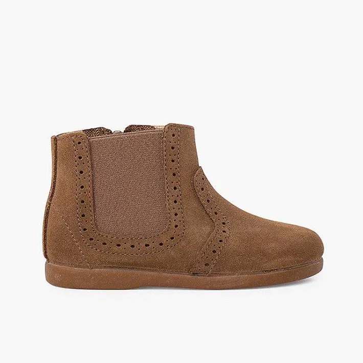 Botas<Pisamonas Botines Picados Niña Cremallera Y Elastico