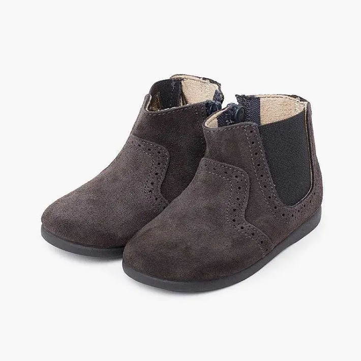 Botas<Pisamonas Botines Picados Niña Cremallera Y Elastico
