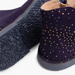 Botas<Pisamonas Botines Planos Con Topitos Brillantes