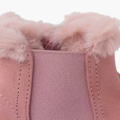 Botas<Pisamonas Botines Tipo Chelsea Niña Con Cuello Pelito