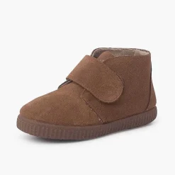 Botas<Pisamonas Botines Tira Ancha Adherente Forro Pelito