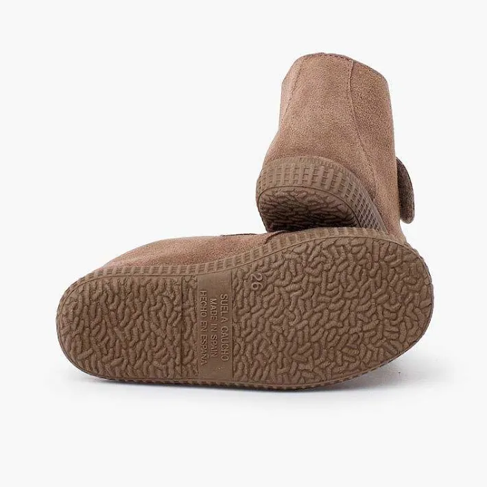 Botas<Pisamonas Botines Tira Ancha Adherente Forro Pelito