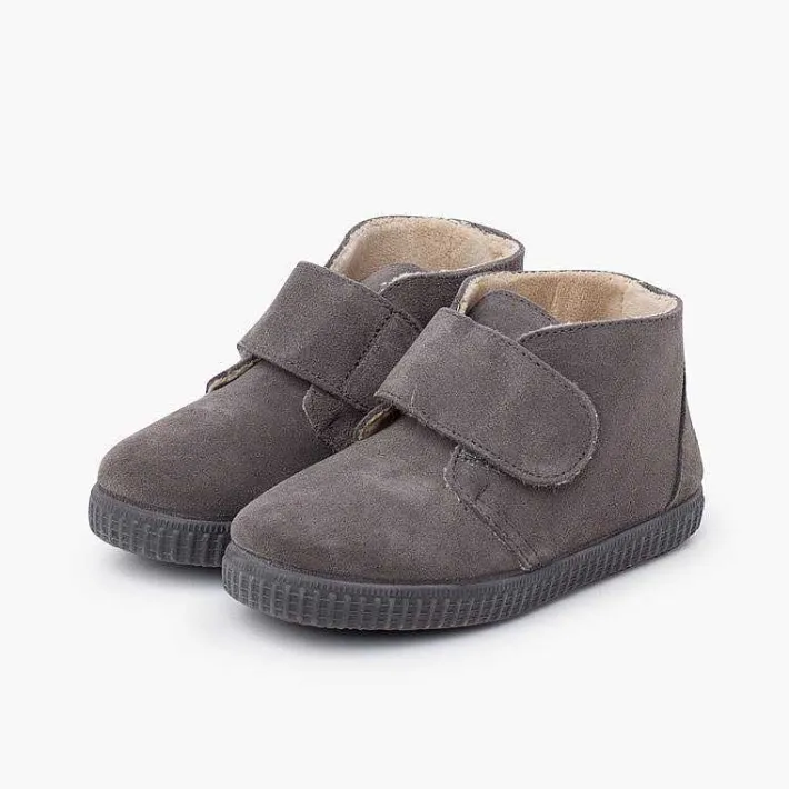 Botas<Pisamonas Botines Tira Ancha Adherente Forro Pelito