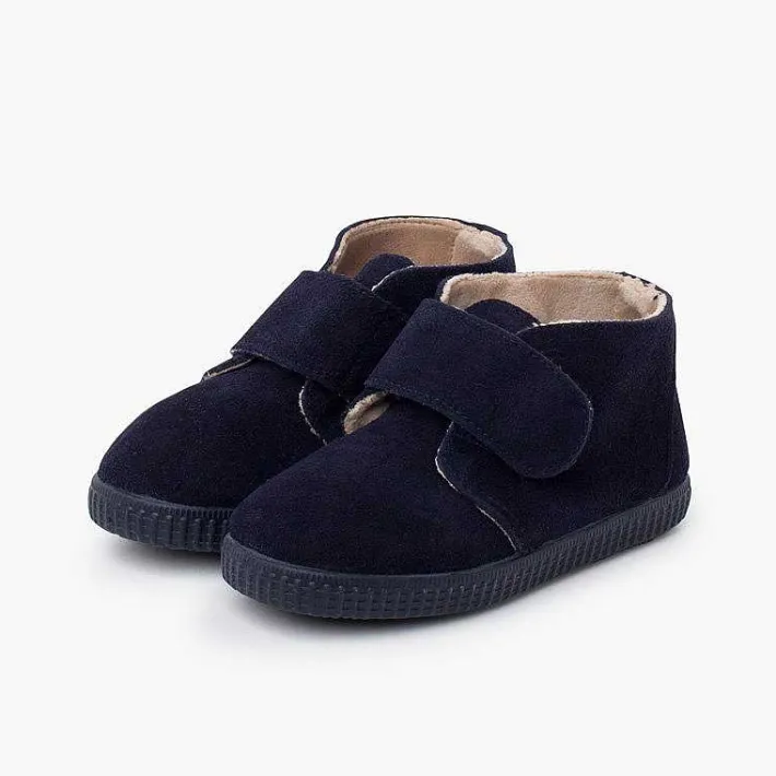 Botas<Pisamonas Botines Tira Ancha Adherente Forro Pelito