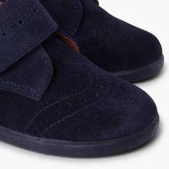 Botas<Pisamonas Botita Con Picados Niños Pequenos Tira Adherente
