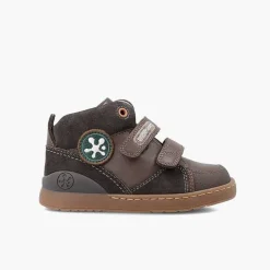 Botas<Pisamonas Botita Deportiva Piel Biomecanics Cierre Adherente Color Marron