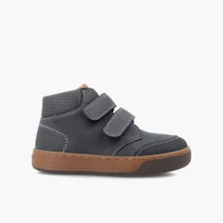 Zapatos Colegiales<Pisamonas Botita Piel Garvalin Cierre Adherente
