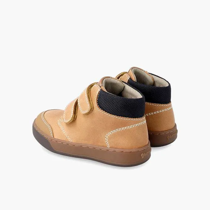 Zapatos Colegiales<Pisamonas Botita Piel Garvalin Cierre Adherente