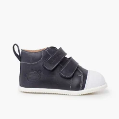 Zapatillas<Pisamonas Botita Piel Sport Puntera Blanca