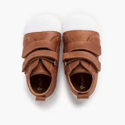Zapatillas<Pisamonas Botita Piel Sport Puntera Blanca
