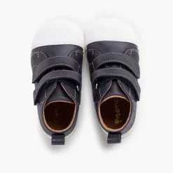 Zapatillas<Pisamonas Botita Piel Sport Puntera Blanca