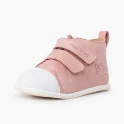 Zapatillas<Pisamonas Botita Piel Sport Puntera Blanca