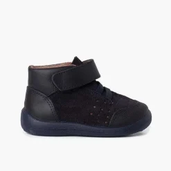 Botas<Pisamonas Botita Puntera Y Talon Reforzados Piel Y Tira Adherente