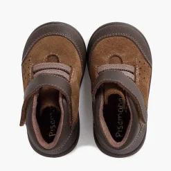 Botas<Pisamonas Botita Puntera Y Talon Reforzados Piel Y Tira Adherente