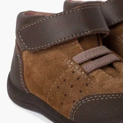 Botas<Pisamonas Botita Puntera Y Talon Reforzados Piel Y Tira Adherente