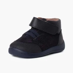 Botas<Pisamonas Botita Puntera Y Talon Reforzados Piel Y Tira Adherente