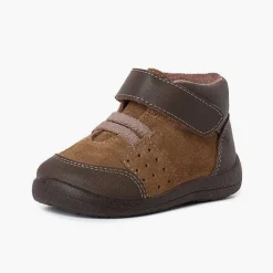 Botas<Pisamonas Botita Puntera Y Talon Reforzados Piel Y Tira Adherente